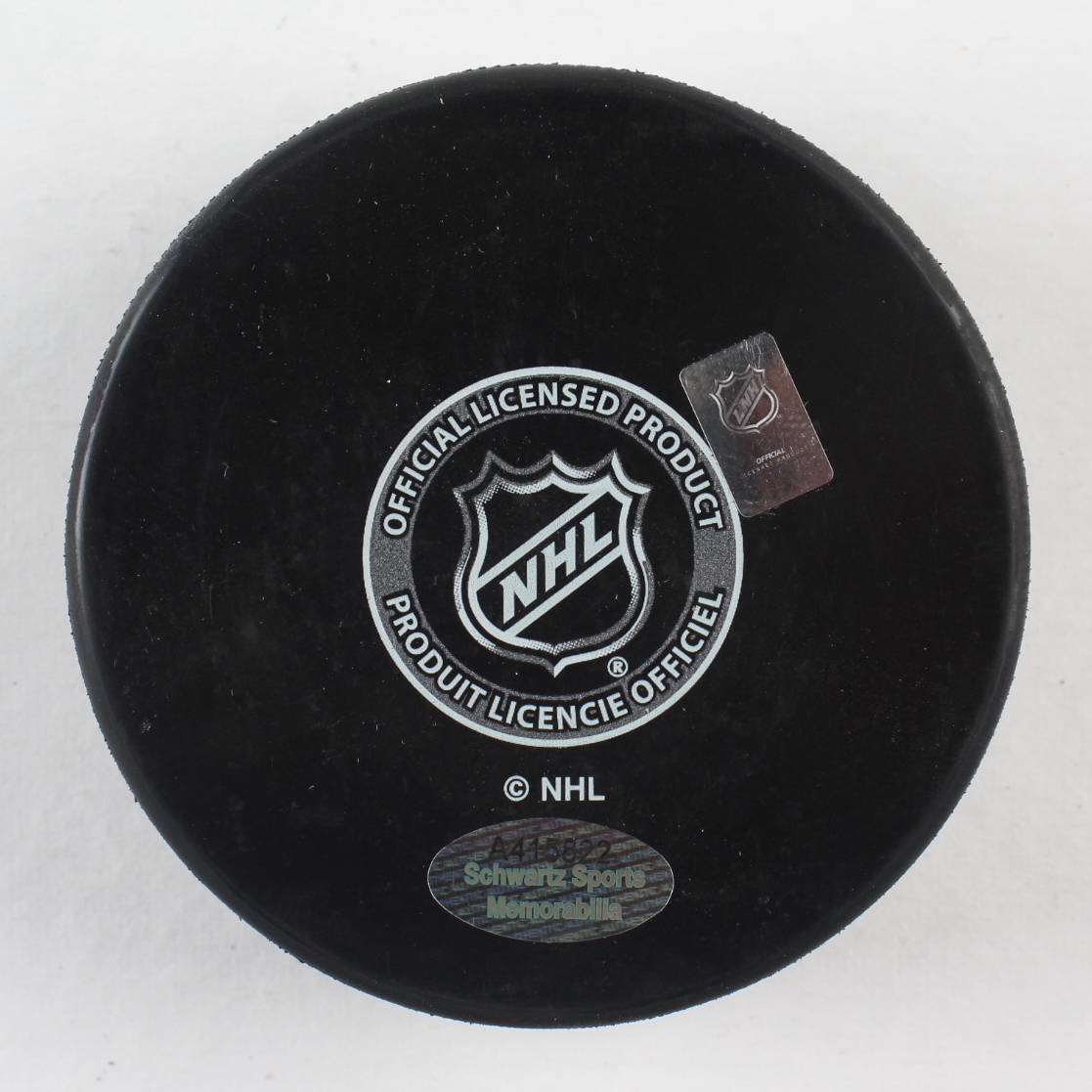 Gerry Cheevers Signed Bruins Logo Hockey Puck Inscribed "70, 72 S.C. Champs" (Schwartz Sports COA) at PristineAuction.com Gerry Cheevers Signed Bruins Logo Hockey Puck Inscribed "70, 72 S.C. Champs" (Schwartz Sports COA) at PristineAuction.com
