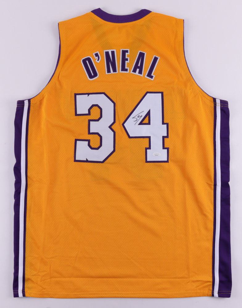 Shaquille O'Neal Signed Jersey (JSA) at PristineAuction.com Shaquille O'Neal Signed Jersey (JSA) at PristineAuction.com