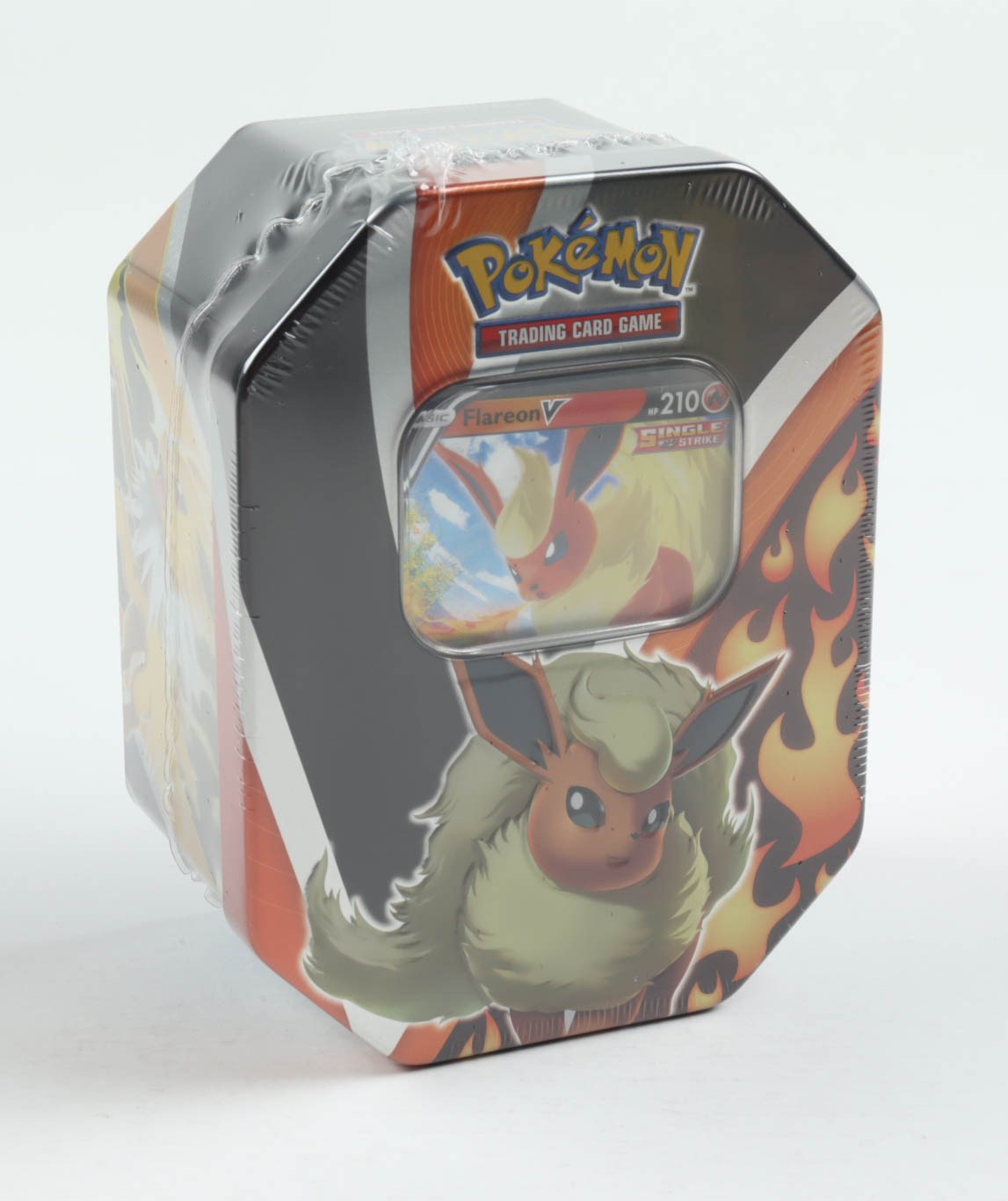 Pokemon TCG: Eevee Evolutions Tin with (4) Packs at PristineAuction.com Pokemon TCG: Eevee Evolutions Tin with (4) Packs at PristineAuction.com