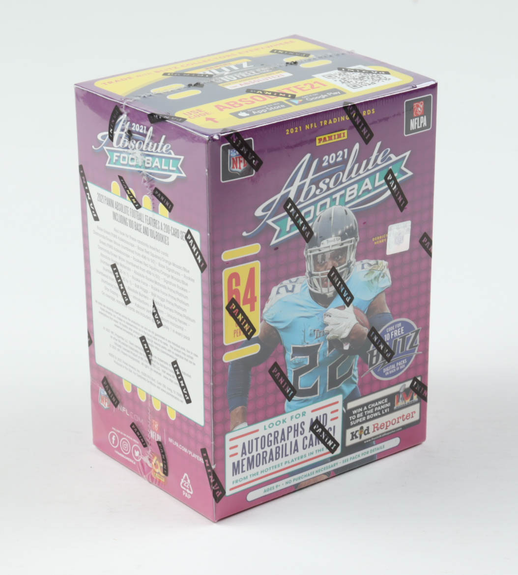 2021 Panini Absolute Football Blaster Box with (8) Packs at PristineAuction.com 2021 Panini Absolute Football Blaster Box with (8) Packs at PristineAuction.com