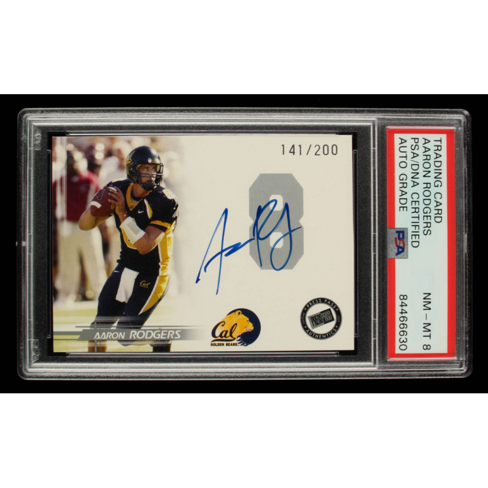 Aaron Rodgers 2005 Press Pass Autographs Silver #44 #141/200 (PSA  Authentic) | Pristine Auction