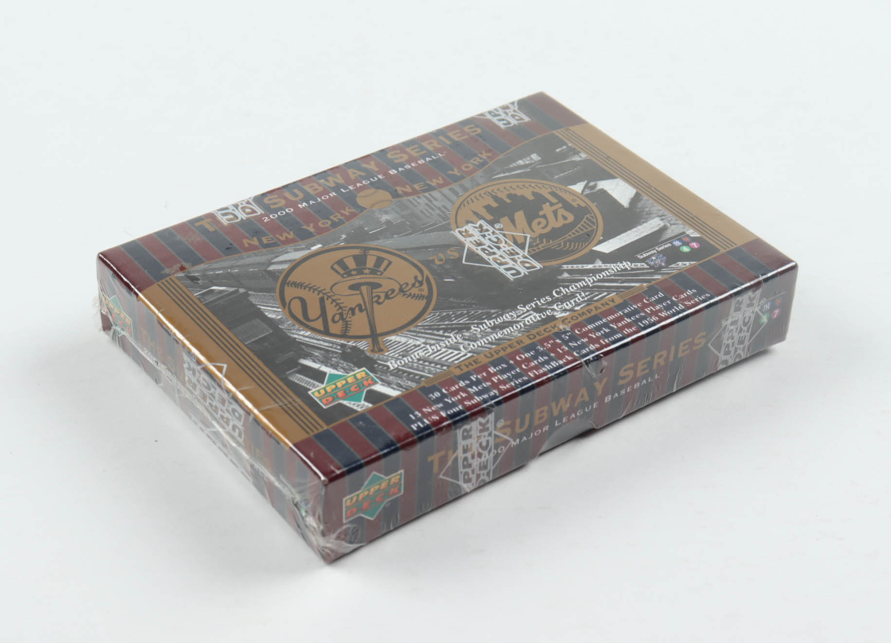 2000 Upper Deck Subway Series Mets vs Yankees Baseball Box with (30) Cards at PristineAuction.com 2000 Upper Deck Subway Series Mets vs Yankees Baseball Box with (30) Cards at PristineAuction.com