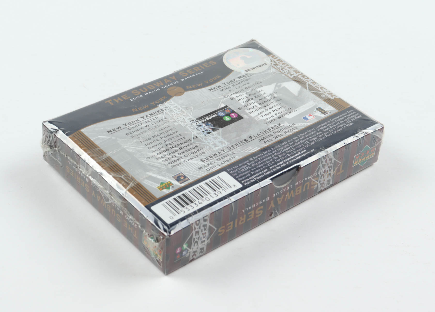 2000 Upper Deck Subway Series Mets vs Yankees Baseball Box with (30) Cards at PristineAuction.com 2000 Upper Deck Subway Series Mets vs Yankees Baseball Box with (30) Cards at PristineAuction.com