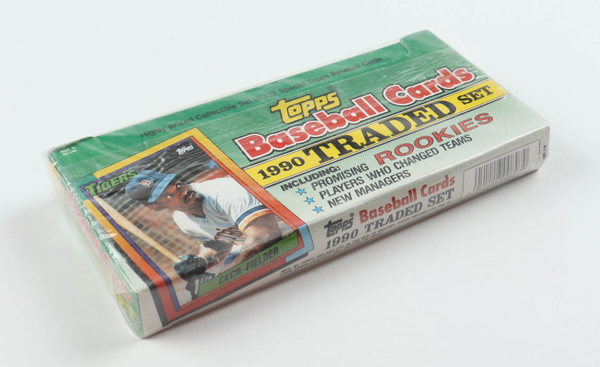 1990 Topps Traded Baseball Complete Set of (132) Cards with David Justice #48T RC, John Olerud #83T RC, Travis Fryman #33T RC, Carlos Baerga #6T RC at PristineAuction.com 1990 Topps Traded Baseball Complete Set of (132) Cards with David Justice #48T RC, John Olerud #83T RC, Travis Fryman #33T RC, Carlos Baerga #6T RC at PristineAuction.com