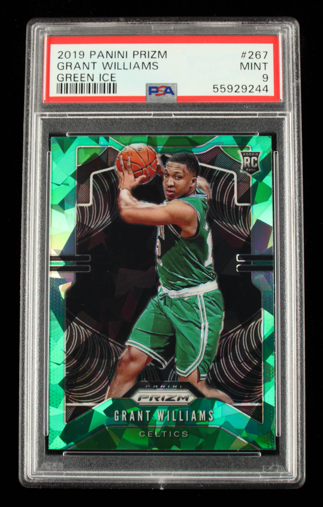 Grant Williams 2019-20 Panini Prizm Prizms Green Ice #267 (PSA 9) at PristineAuction.com Grant Williams 2019-20 Panini Prizm Prizms Green Ice #267 (PSA 9) at PristineAuction.com