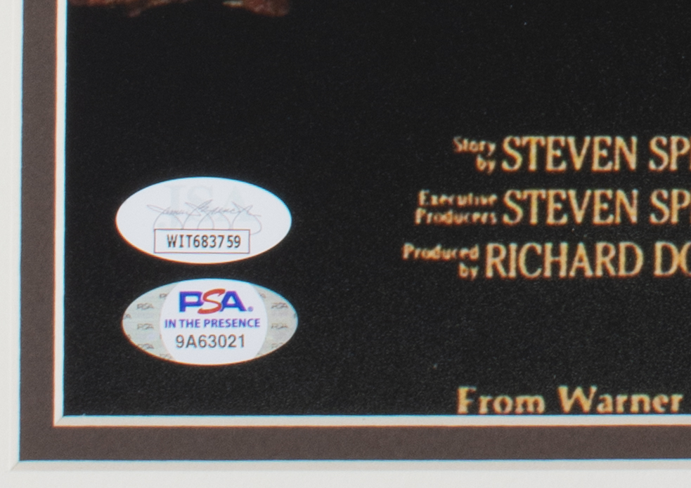 Corey Feldman, Ke Huy Quan & Jeff Cohen Signed "The Goonies" 16x23 Custom Framed Photo Inscribed "Peace" (JSA & PSA) at PristineAuction.com Corey Feldman, Ke Huy Quan & Jeff Cohen Signed "The Goonies" 16x23 Custom Framed Photo Inscribed "Peace" (JSA & PSA) at PristineAuction.com