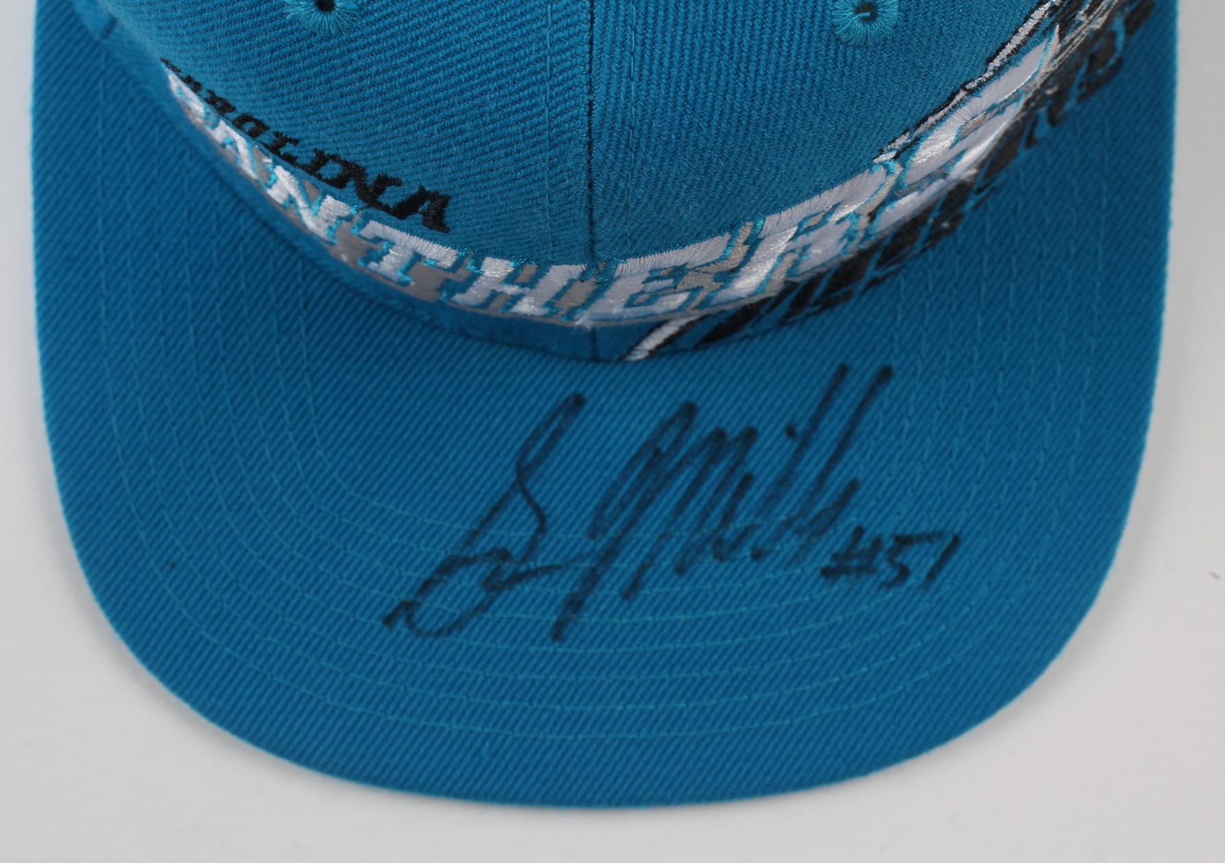 Sam Mills Signed Panthers Hat (JSA COA) at PristineAuction.com Sam Mills Signed Panthers Hat (JSA COA) at PristineAuction.com