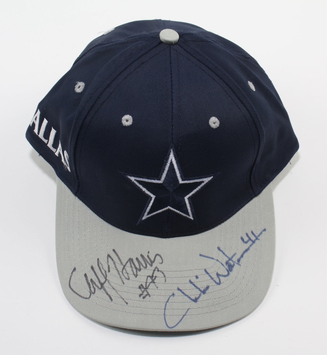 Cliff Harris & Charlie Waters Signed Cowboys Hat (JSA) at PristineAuction.com Cliff Harris & Charlie Waters Signed Cowboys Hat (JSA) at PristineAuction.com