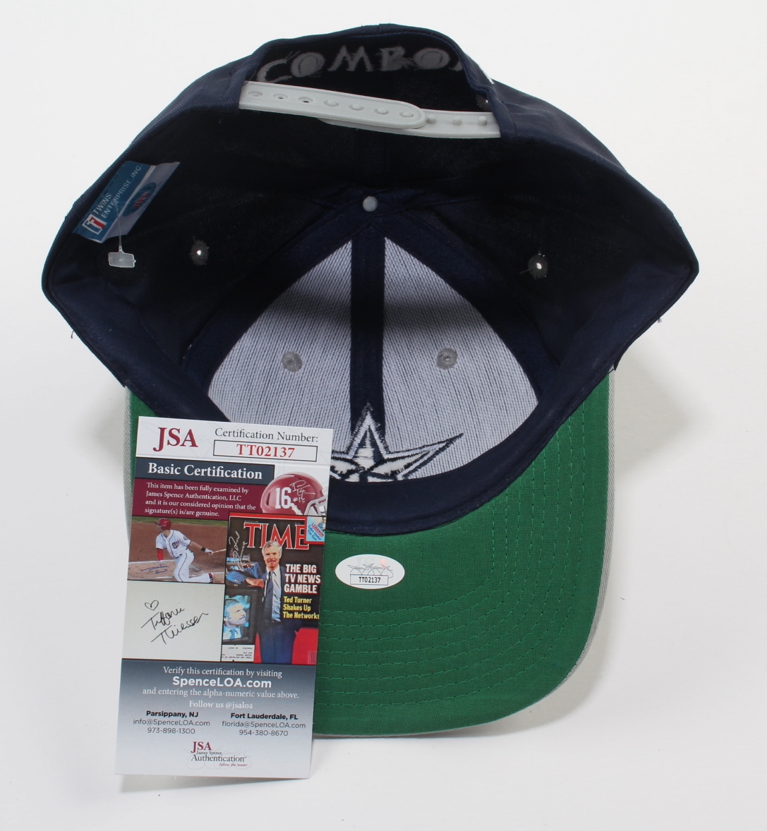 Cliff Harris & Charlie Waters Signed Cowboys Hat (JSA) at PristineAuction.com Cliff Harris & Charlie Waters Signed Cowboys Hat (JSA) at PristineAuction.com