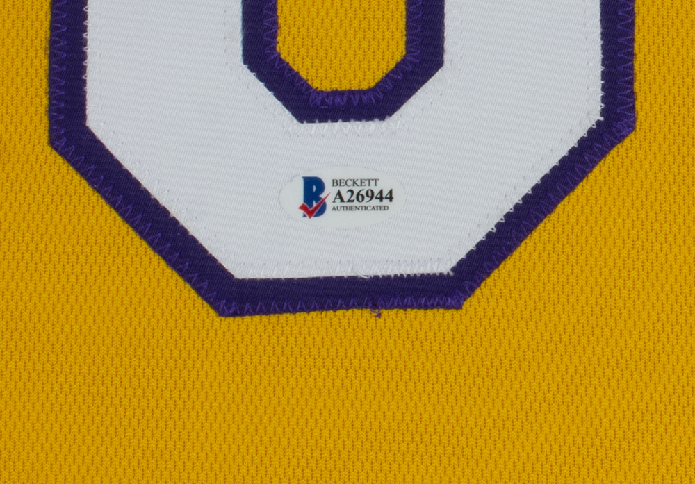 Kobe Bryant Signed Custom Framed Jersey Display (Beckett) at PristineAuction.com Kobe Bryant Signed Custom Framed Jersey Display (Beckett) at PristineAuction.com