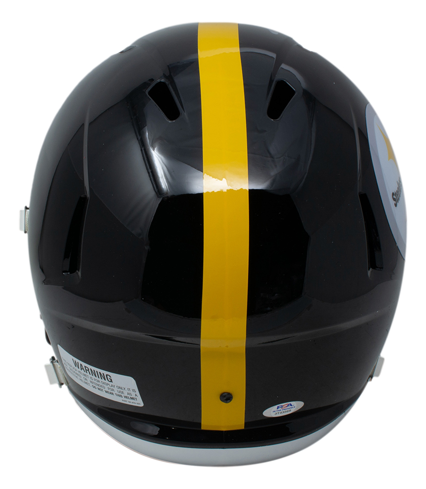 Hines Ward Signed Steelers FullSize Speed Helmet With Display Case