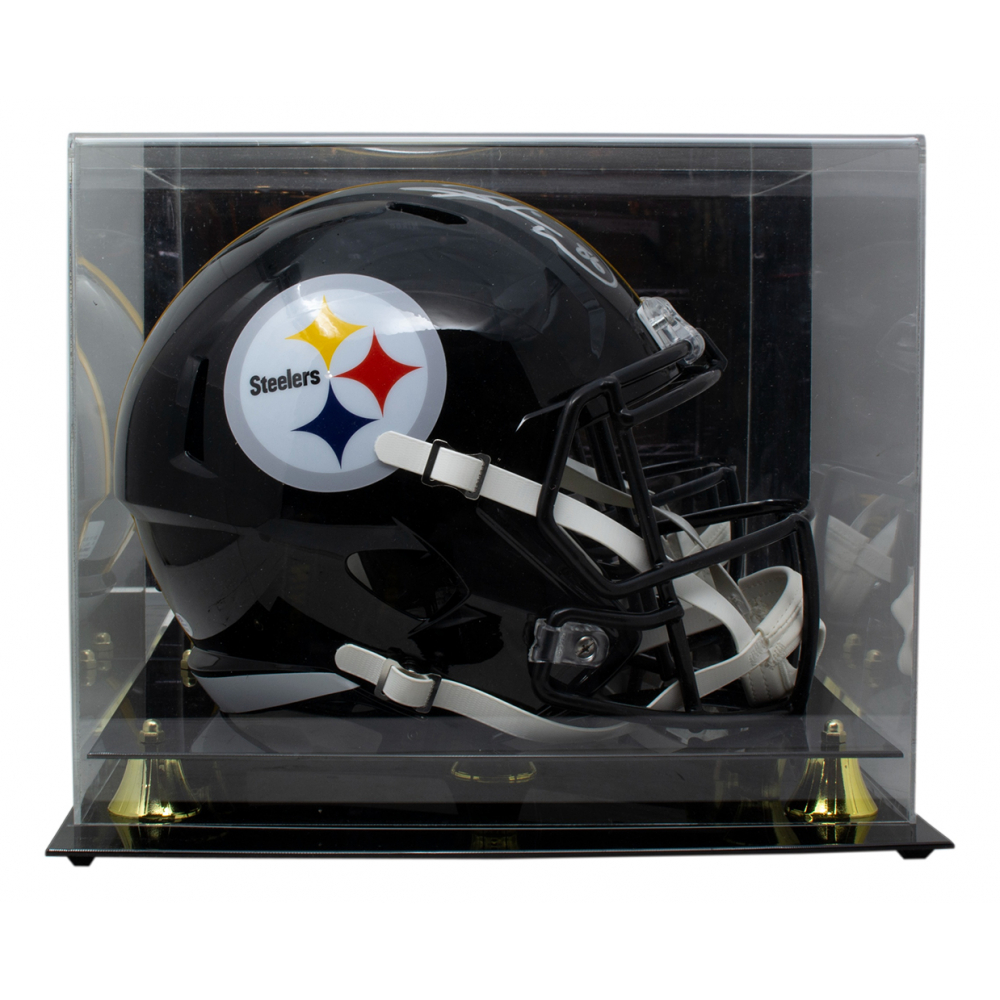 Hines Ward Signed Steelers FullSize Speed Helmet With Display Case