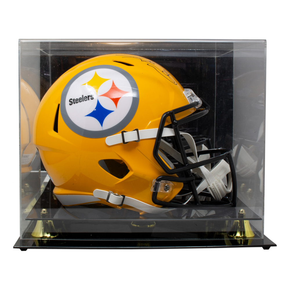 Hines Ward Signed Steelers FullSize Speed Helmet with Display Case