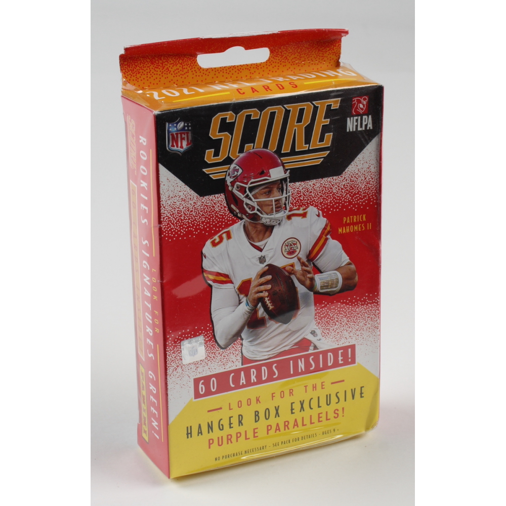2021 Panini Score Football Hanger Box with (60) Cards Pristine Auction