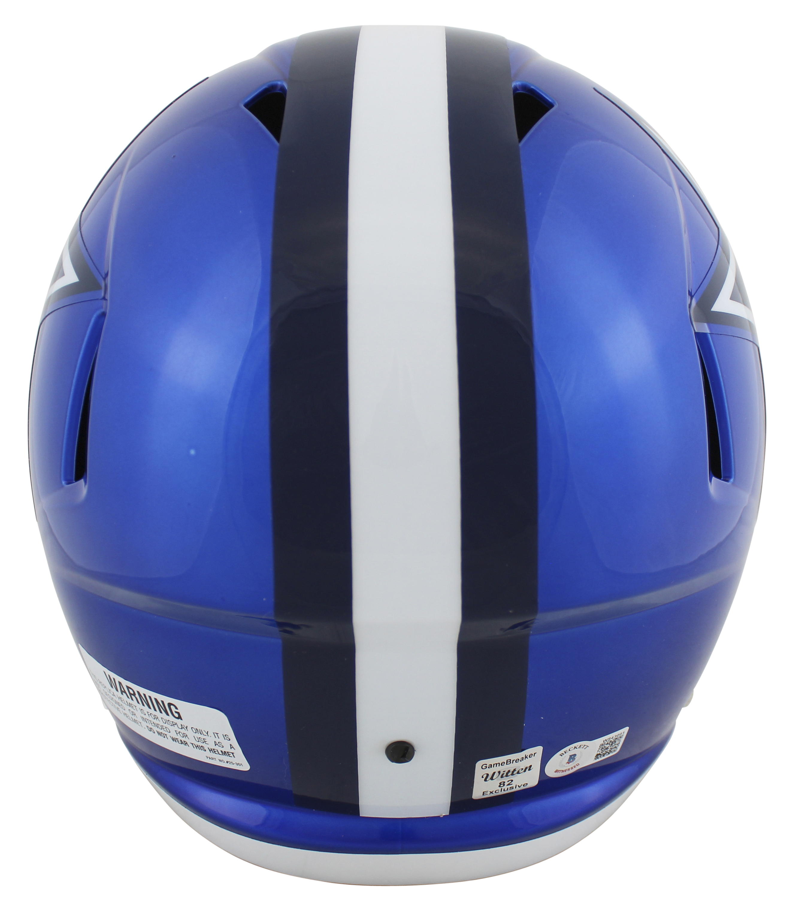 Jason WItten Signed Cowboys Full-Size Flash Alternate Speed Helmet (Beckett Hologram & Witten Hologram) at PristineAuction.com Jason WItten Signed Cowboys Full-Size Flash Alternate Speed Helmet (Beckett Hologram & Witten Hologram) at PristineAuction.com