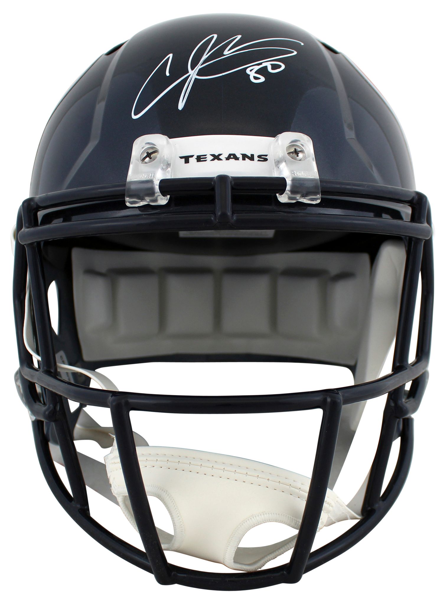 Andre Johnson Signed Texans Full-Size Speed Helmet (JSA) at PristineAuction.com Andre Johnson Signed Texans Full-Size Speed Helmet (JSA) at PristineAuction.com