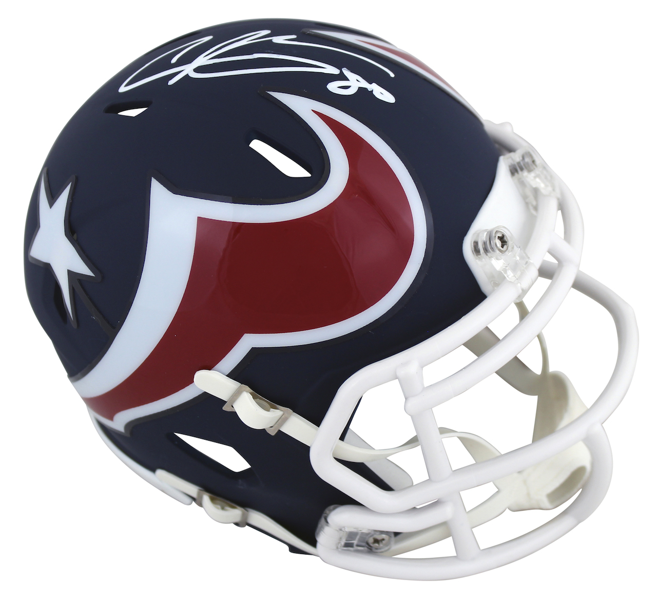 Andre Johnson Signed Texans AMP Alternate Speed Mini Helmet (JSA) at PristineAuction.com Andre Johnson Signed Texans AMP Alternate Speed Mini Helmet (JSA) at PristineAuction.com