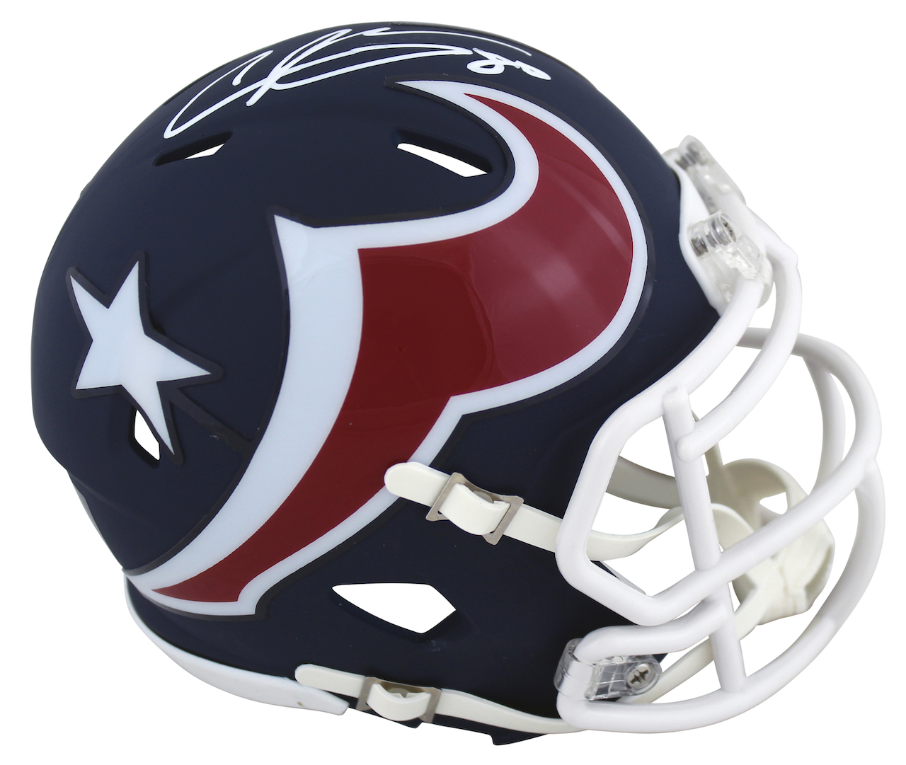 Andre Johnson Signed Texans AMP Alternate Speed Mini Helmet (JSA) at PristineAuction.com Andre Johnson Signed Texans AMP Alternate Speed Mini Helmet (JSA) at PristineAuction.com