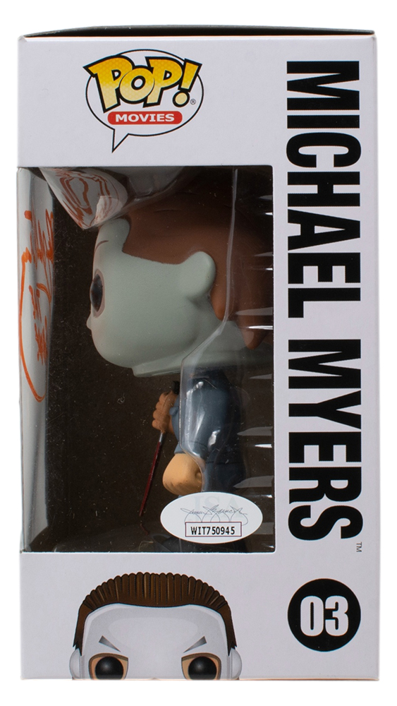 James Jude Courtney Signed "Halloween" #03 Michael Myers Funko Pop! Vinyl Figure Inscribed "The Shape" (JSA COA) at PristineAuction.com James Jude Courtney Signed "Halloween" #03 Michael Myers Funko Pop! Vinyl Figure Inscribed "The Shape" (JSA COA) at PristineAuction.com