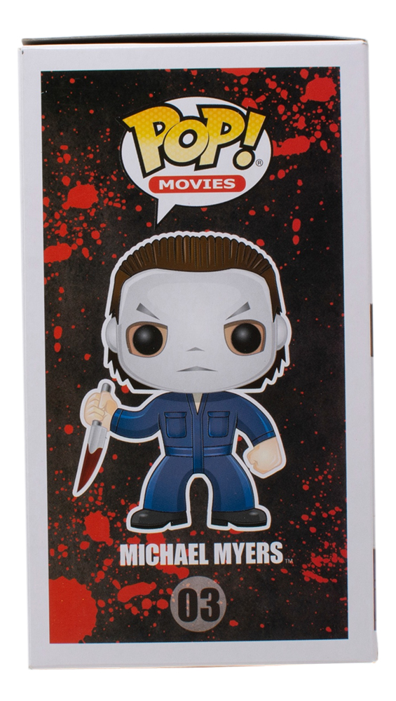 James Jude Courtney Signed "Halloween" #03 Michael Myers Funko Pop! Vinyl Figure Inscribed "The Shape" (JSA COA) at PristineAuction.com James Jude Courtney Signed "Halloween" #03 Michael Myers Funko Pop! Vinyl Figure Inscribed "The Shape" (JSA COA) at PristineAuction.com