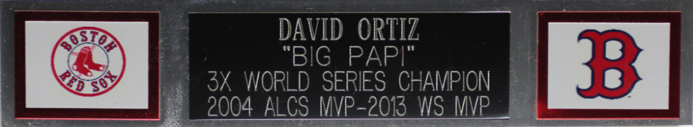David Ortiz Signed Red Sox 35x43 Custom Framed Jersey Display (Fanatics & MLB) at PristineAuction.com David Ortiz Signed Red Sox 35x43 Custom Framed Jersey Display (Fanatics & MLB) at PristineAuction.com