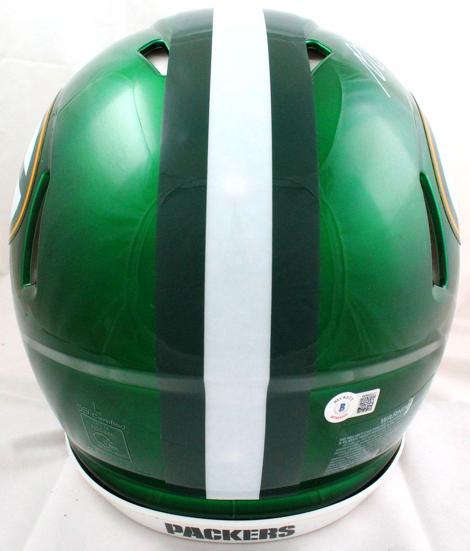 Davante Adams Signed Packers Full-Size Authentic On-Field Flash Alternate Speed Helmet (Beckett Hologram) at PristineAuction.com Davante Adams Signed Packers Full-Size Authentic On-Field Flash Alternate Speed Helmet (Beckett Hologram) at PristineAuction.com
