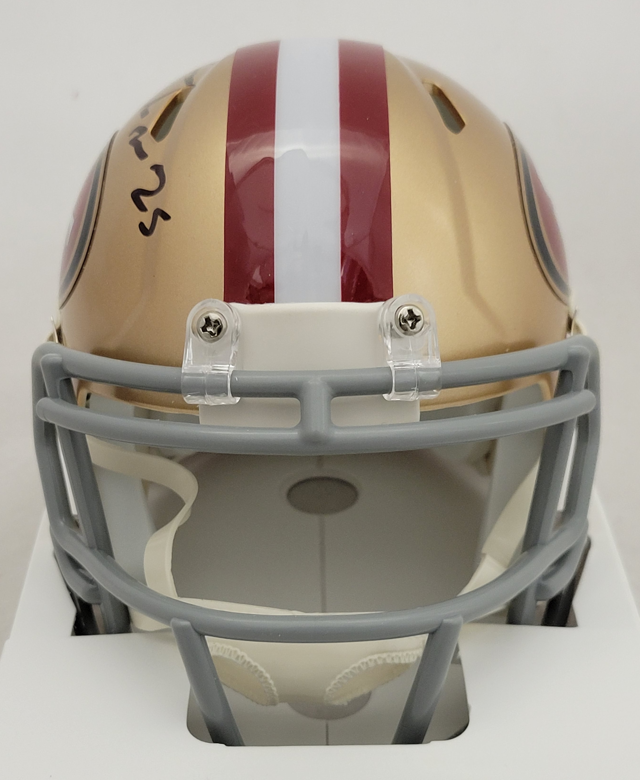 Elijah Mitchell Signed 49ers Speed Mini Helmet (Beckett) at PristineAuction.com Elijah Mitchell Signed 49ers Speed Mini Helmet (Beckett) at PristineAuction.com