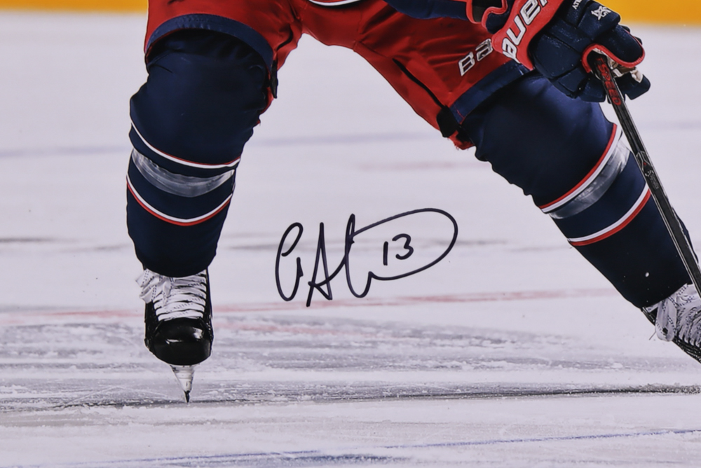 Cam Atkinson Signed Blue Jackets 16x20 Photo (Fanatics Hologram) at PristineAuction.com Cam Atkinson Signed Blue Jackets 16x20 Photo (Fanatics Hologram) at PristineAuction.com