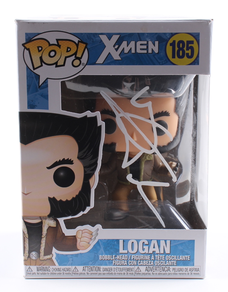 Hugh Jackman Signed "X-Men" #185 Logan Funko Pop! Bobble-Head Vinyl Figure (AutographCOA) at PristineAuction.com Hugh Jackman Signed "X-Men" #185 Logan Funko Pop! Bobble-Head Vinyl Figure (AutographCOA) at PristineAuction.com