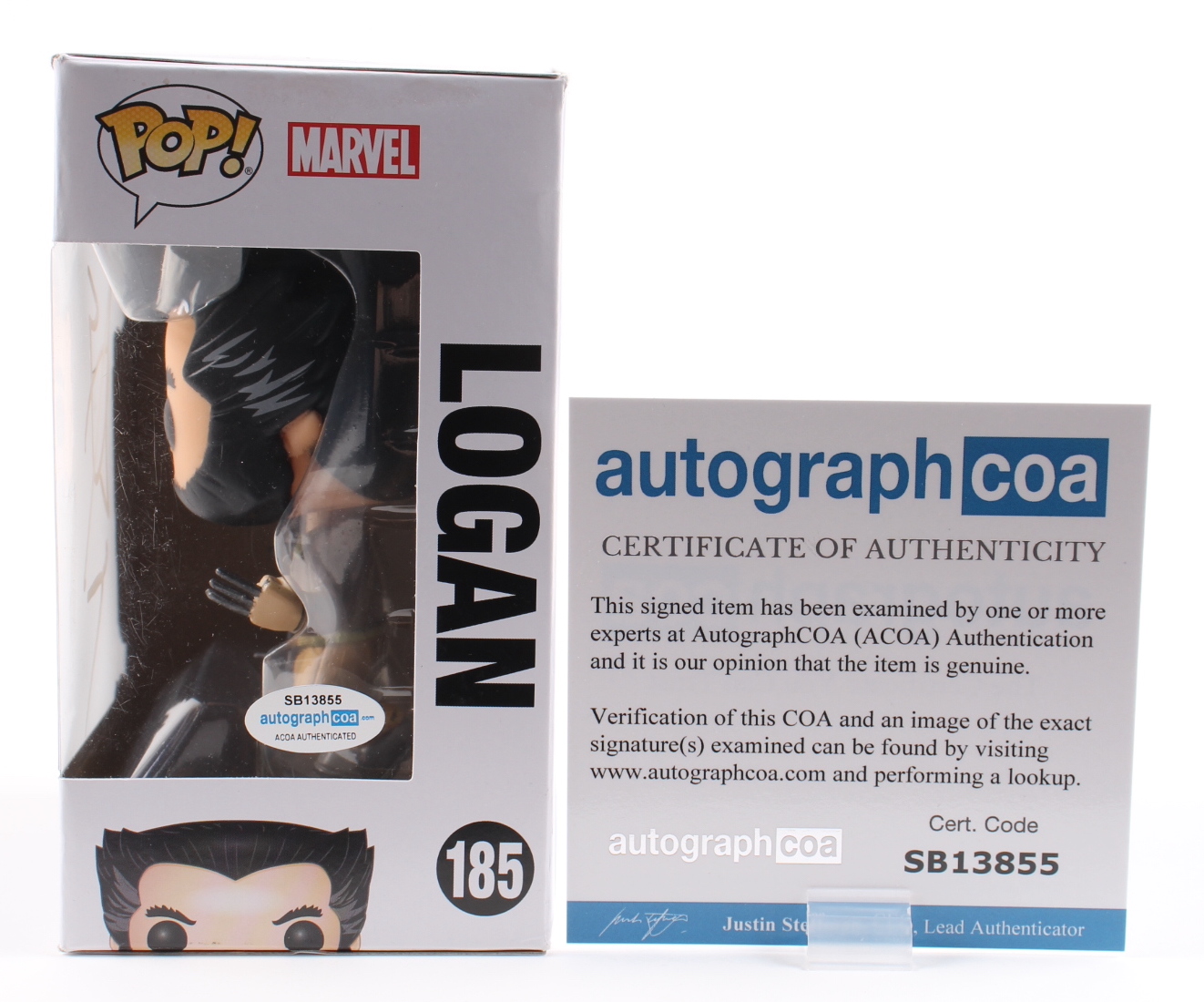 Hugh Jackman Signed "X-Men" #185 Logan Funko Pop! Bobble-Head Vinyl Figure (AutographCOA) at PristineAuction.com Hugh Jackman Signed "X-Men" #185 Logan Funko Pop! Bobble-Head Vinyl Figure (AutographCOA) at PristineAuction.com