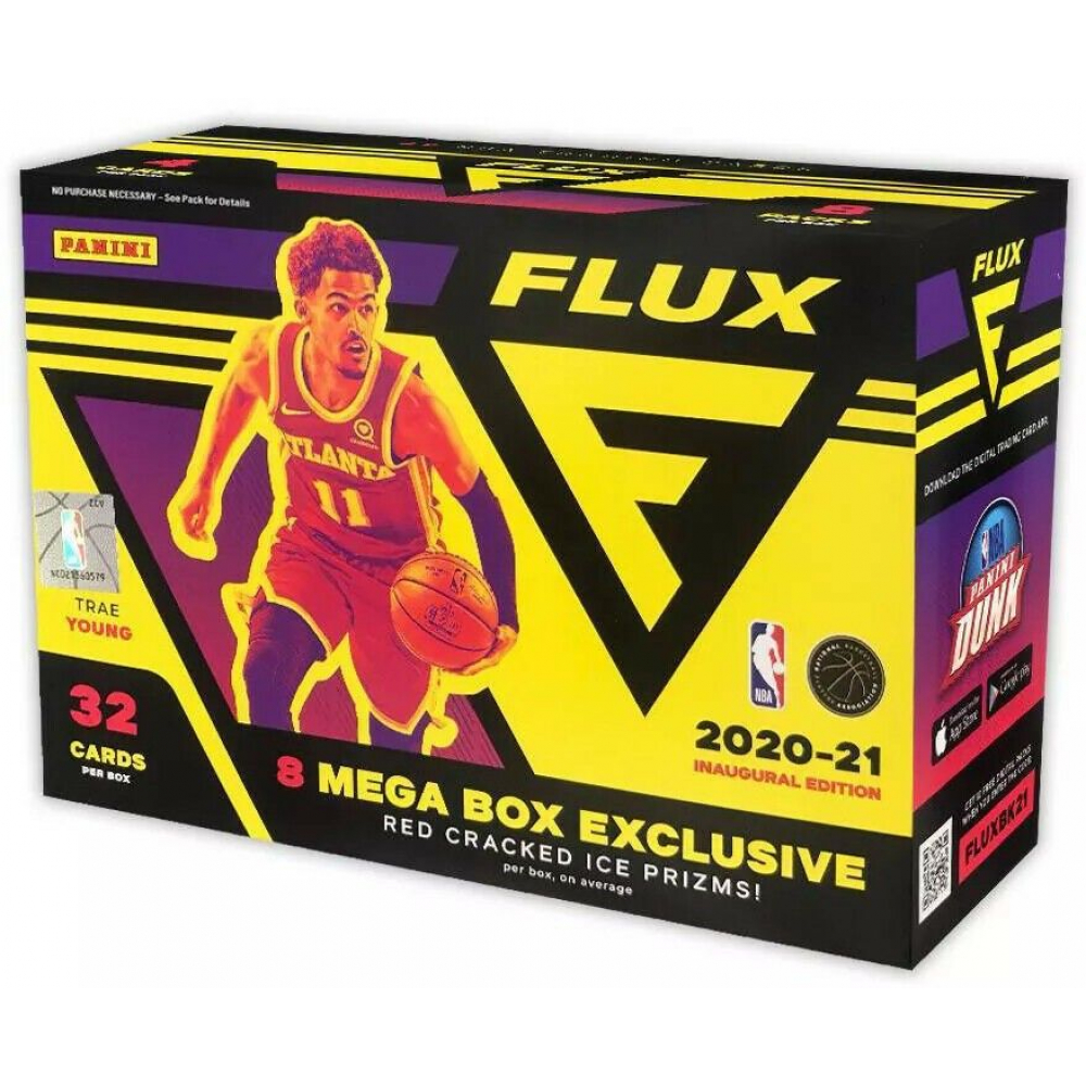 202021 Panini Select NBA Basketball Flux Trading Cards Mega Box With