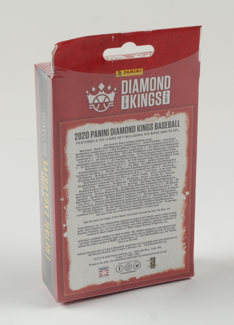 2020 Panini Diamond Kings Baseball Hanger Box of (20) Cards at PristineAuction.com 2020 Panini Diamond Kings Baseball Hanger Box of (20) Cards at PristineAuction.com