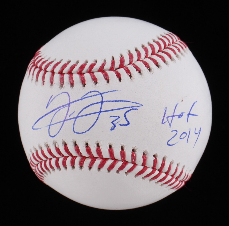 Frank Thomas Signed OML Baseball Inscribed "HOF 2014" (PSA COA) at PristineAuction.com Frank Thomas Signed OML Baseball Inscribed "HOF 2014" (PSA COA) at PristineAuction.com