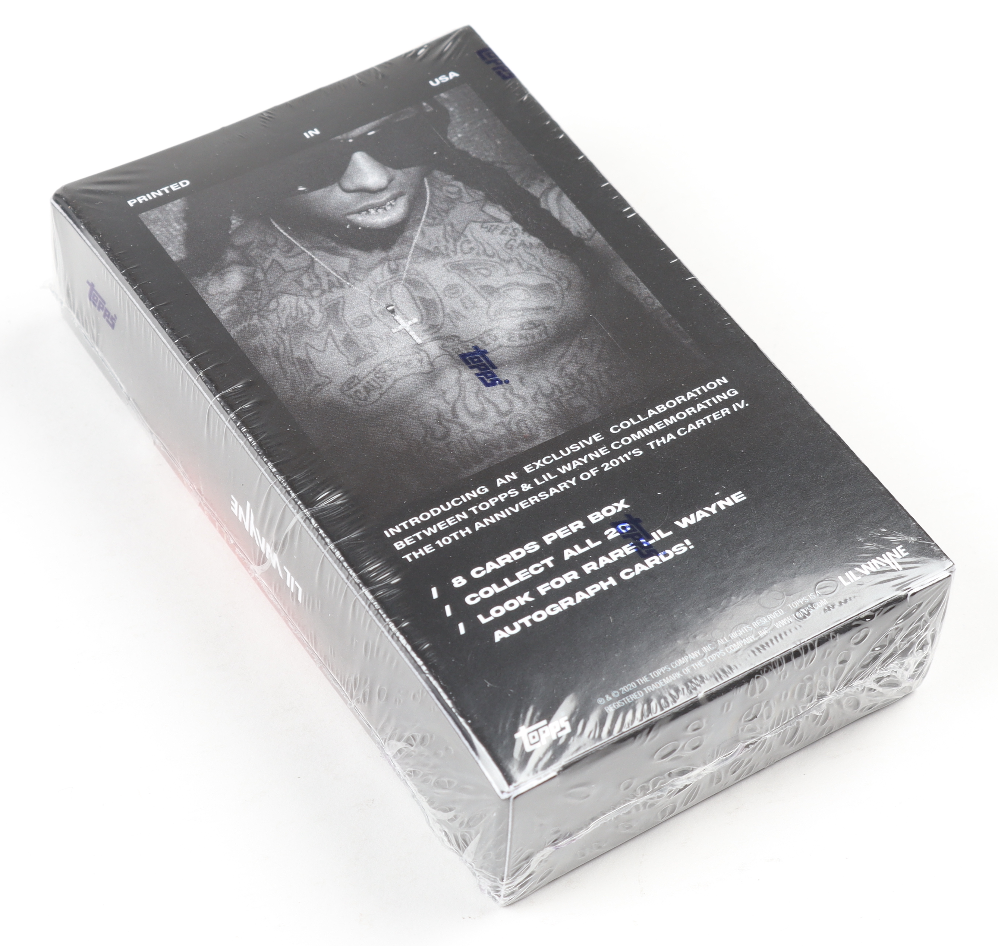 2020 Topps Lil Wayne Tha Carter IV 10th Anniversary Box with (8) Cards at PristineAuction.com 2020 Topps Lil Wayne Tha Carter IV 10th Anniversary Box with (8) Cards at PristineAuction.com