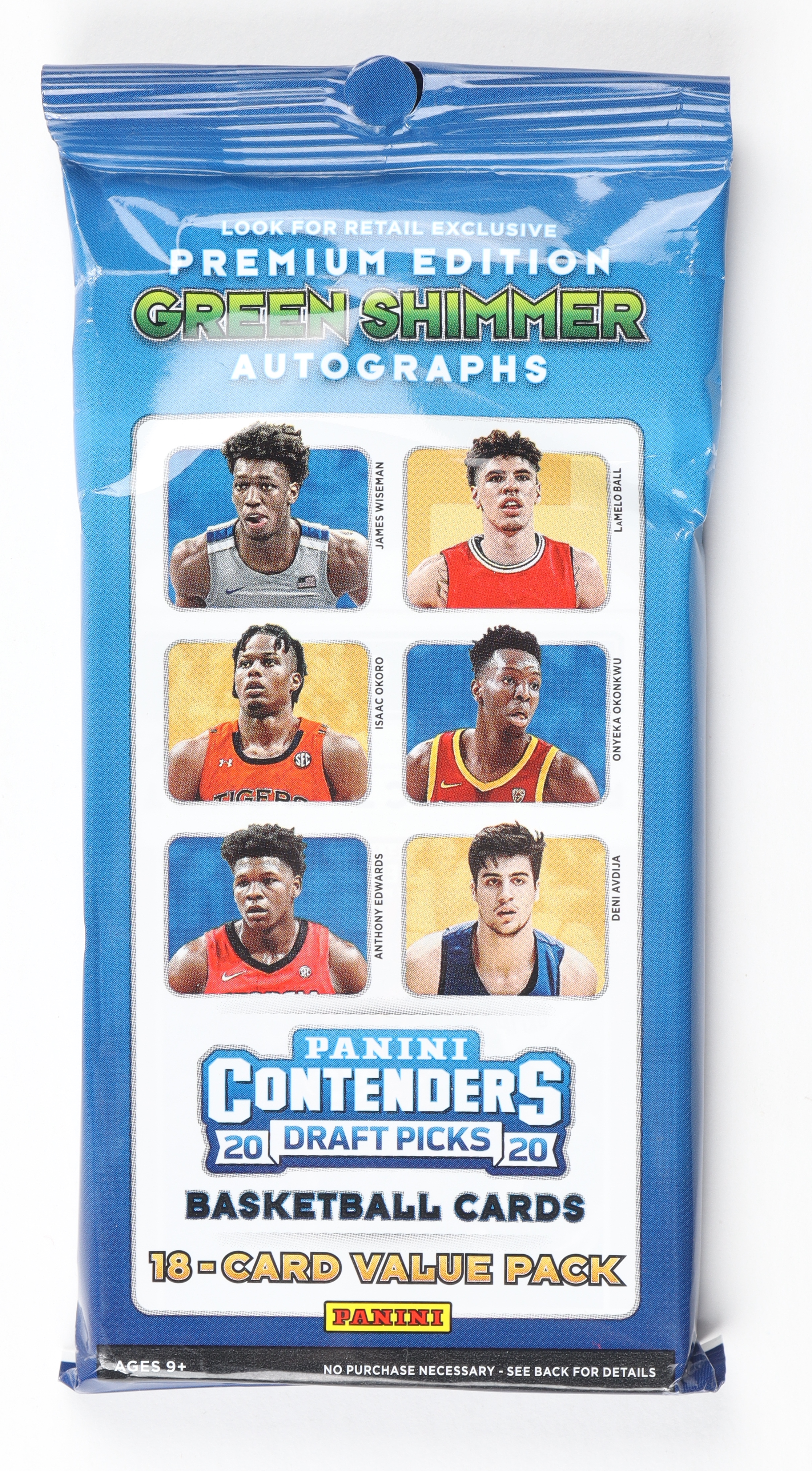2020/21 Panini Contenders Draft Basketball Jumbo Value Pack with (18) Cards at PristineAuction.com 2020/21 Panini Contenders Draft Basketball Jumbo Value Pack with (18) Cards at PristineAuction.com