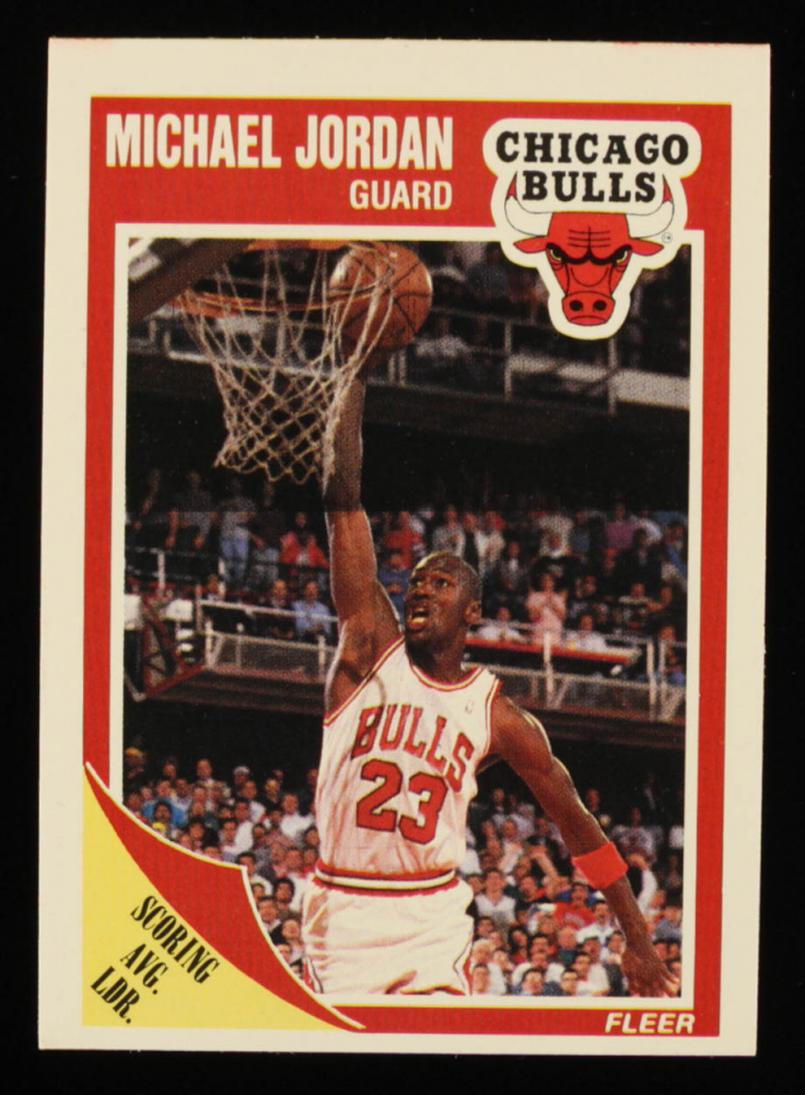 Michael Jordan 1989-90 Fleer #21 