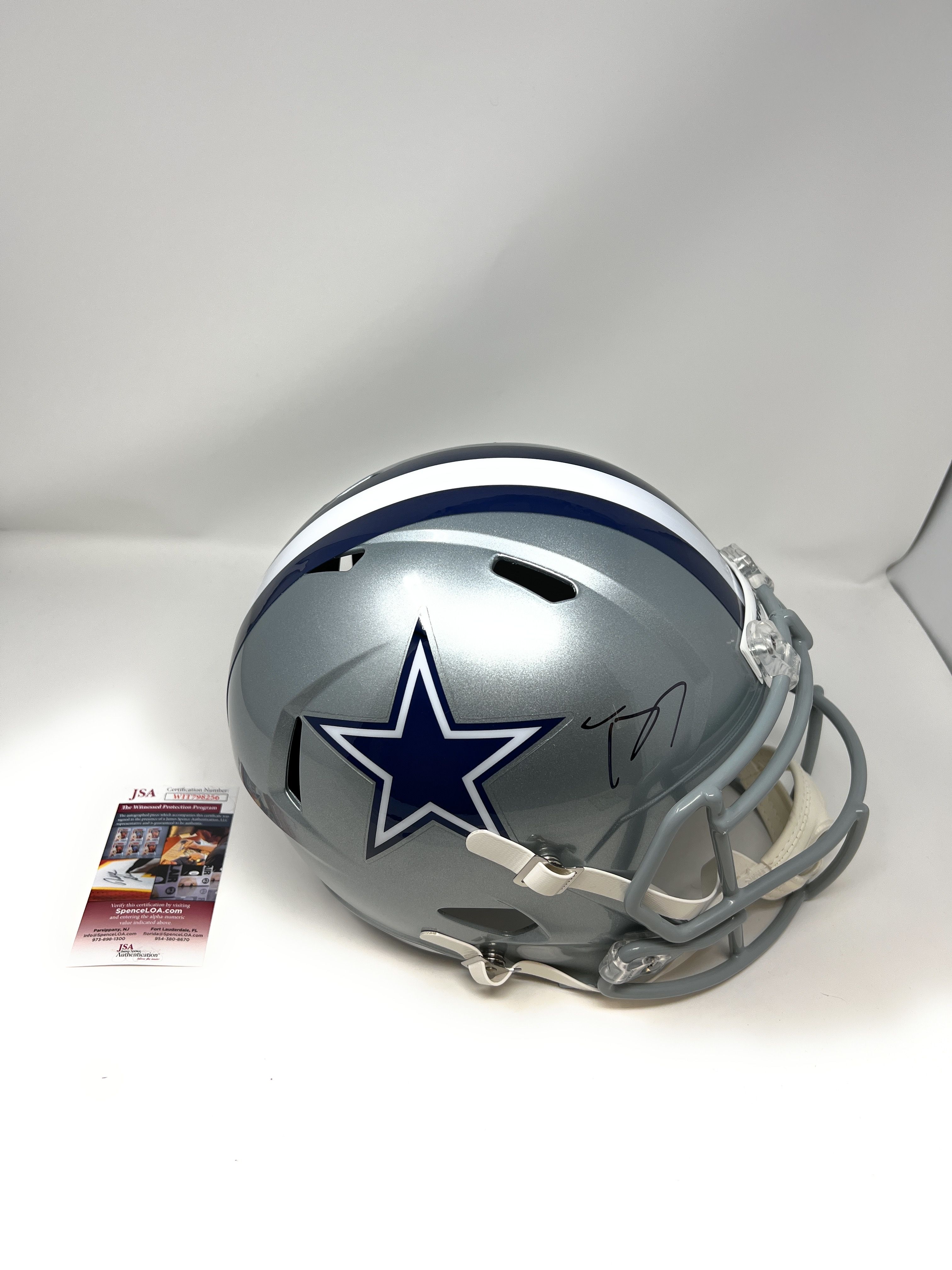 Trevon Diggs Signed Cowboys Full-Size Speed Helmet (JSA COA) at PristineAuction.com Trevon Diggs Signed Cowboys Full-Size Speed Helmet (JSA COA) at PristineAuction.com