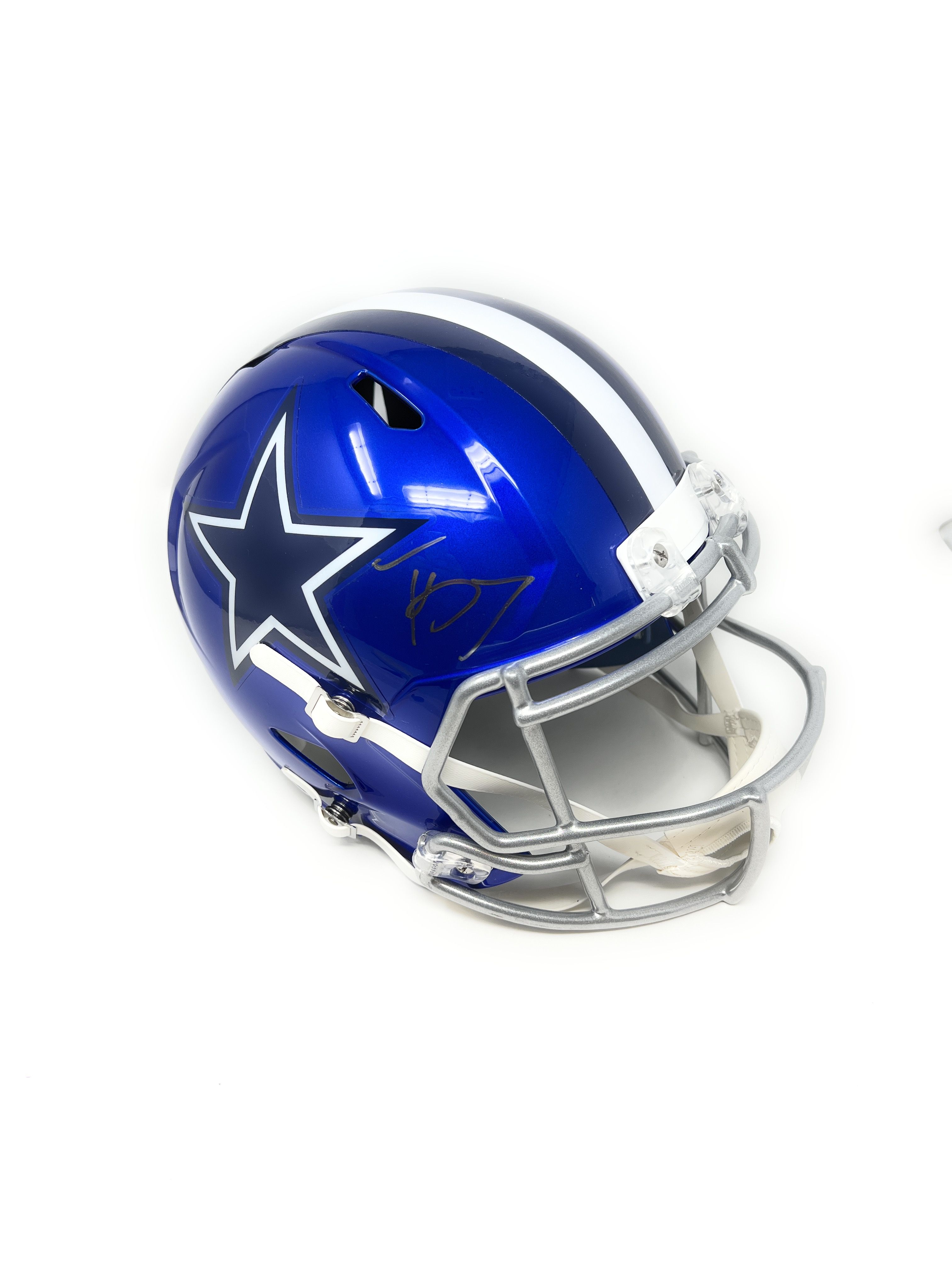 Trevon Diggs Signed Cowboys Full-Size Flash Alternate Speed Helmet (JSA COA) at PristineAuction.com Trevon Diggs Signed Cowboys Full-Size Flash Alternate Speed Helmet (JSA COA) at PristineAuction.com