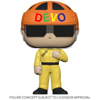 Pop! Rocks #217 Funko Pop! Devo Satisfaction (Yellow Suit) Vinyl Figure at PristineAuction.com