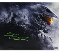 Steve Downes Signed "Halo" 16x20 Photo Inscribed "Master Chief 117" (Radtke) at PristineAuction.com