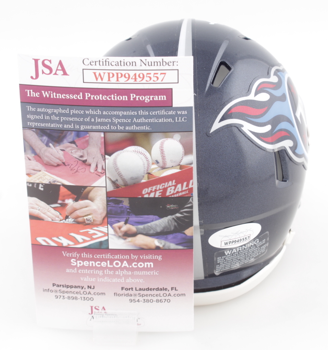 A. J. Brown Signed Titans Speed Mini Helmet (JSA COA) at PristineAuction.com A. J. Brown Signed Titans Speed Mini Helmet (JSA COA) at PristineAuction.com