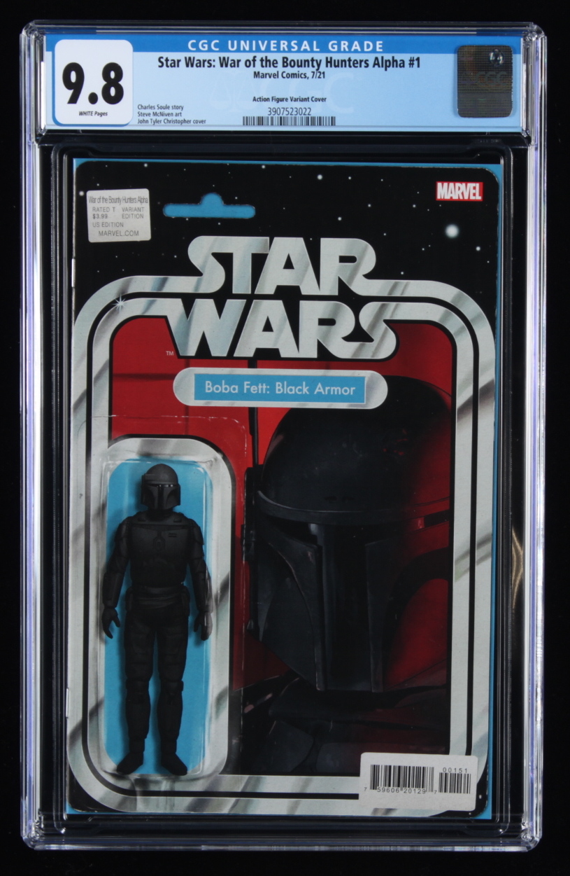 2021 "Star Wars: Bounty Hunters Alpha" Issue #1 Marvel Comic Book (CGC 9.8) at PristineAuction.com 2021 "Star Wars: Bounty Hunters Alpha" Issue #1 Marvel Comic Book (CGC 9.8) at PristineAuction.com