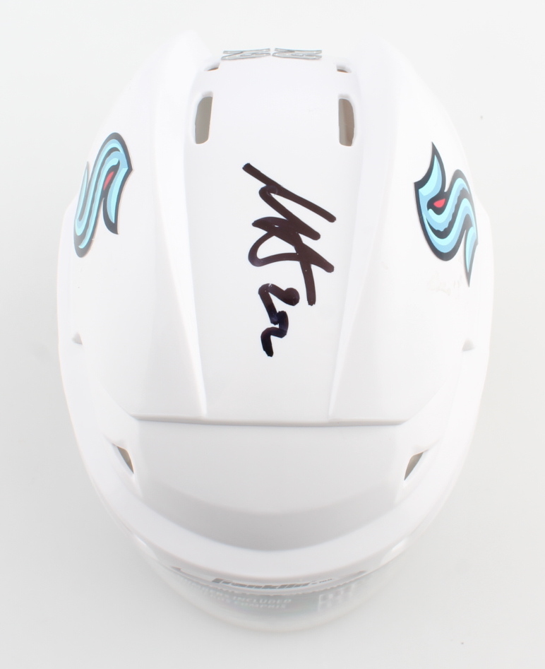 Mason Appleton Signed Kraken Mini Helmet (Fanatics Hologram) at PristineAuction.com Mason Appleton Signed Kraken Mini Helmet (Fanatics Hologram) at PristineAuction.com