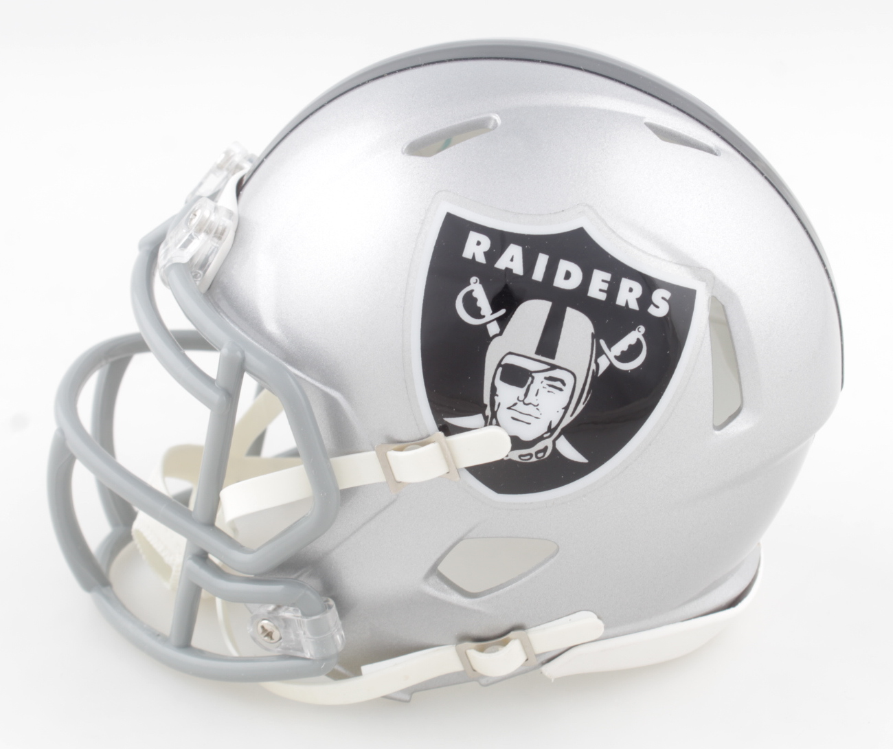 Jon Gruden Signed Raiders Speed Mini Helmet (Fanatics Hologram) at PristineAuction.com Jon Gruden Signed Raiders Speed Mini Helmet (Fanatics Hologram) at PristineAuction.com