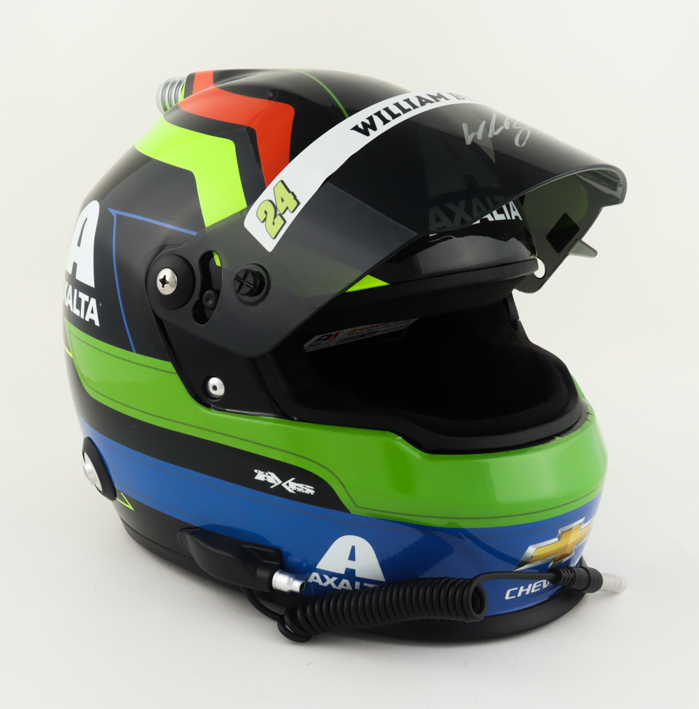 William Byron Signed NASCAR Axalta Full-Size Helmet (Hendrick & PA) at PristineAuction.com William Byron Signed NASCAR Axalta Full-Size Helmet (Hendrick & PA) at PristineAuction.com