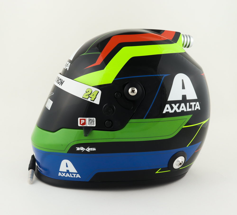 William Byron Signed NASCAR Axalta Full-Size Helmet (Hendrick & PA) at PristineAuction.com William Byron Signed NASCAR Axalta Full-Size Helmet (Hendrick & PA) at PristineAuction.com