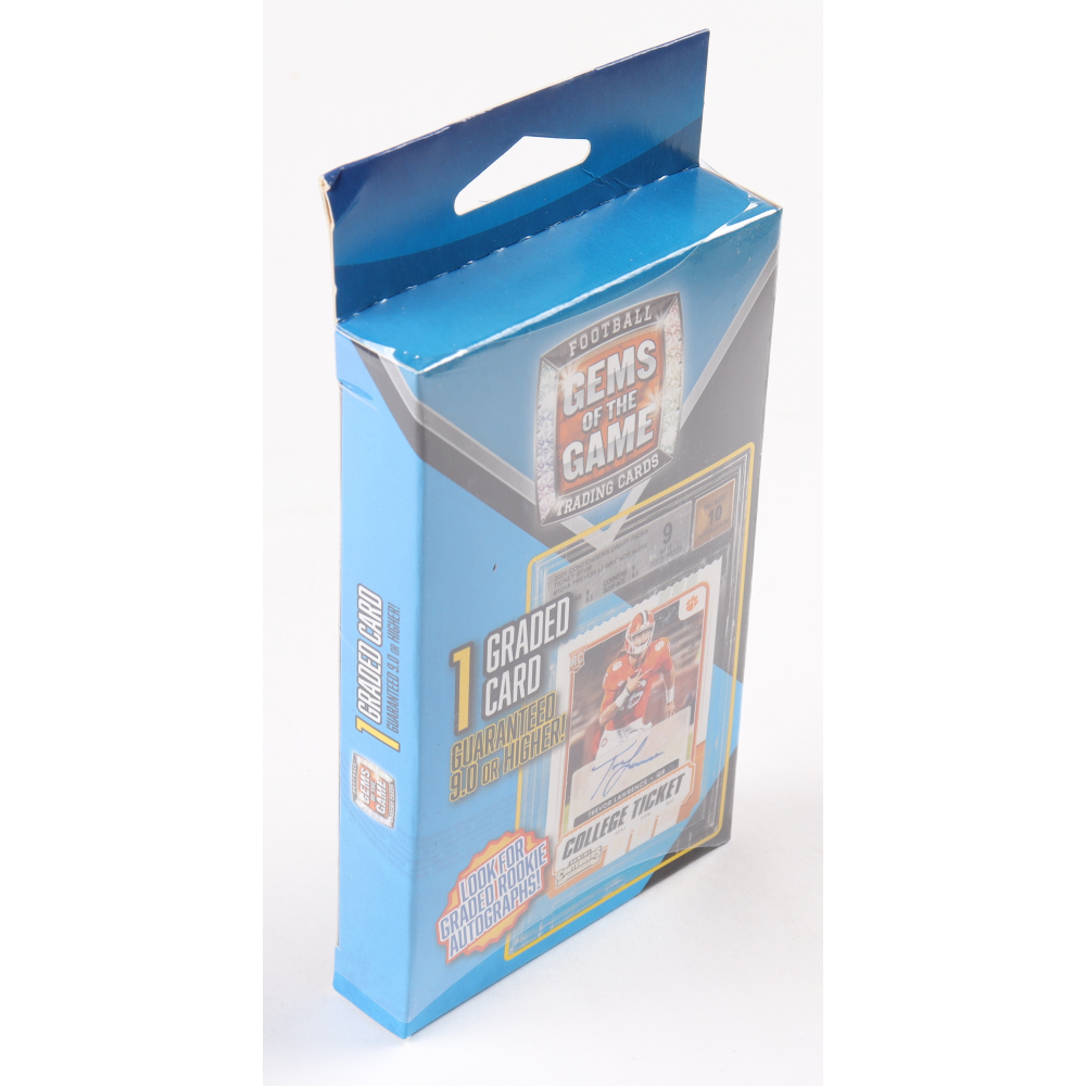 Gems of the Game Football Hanger Box with (1) Graded Card | Pristine Auction