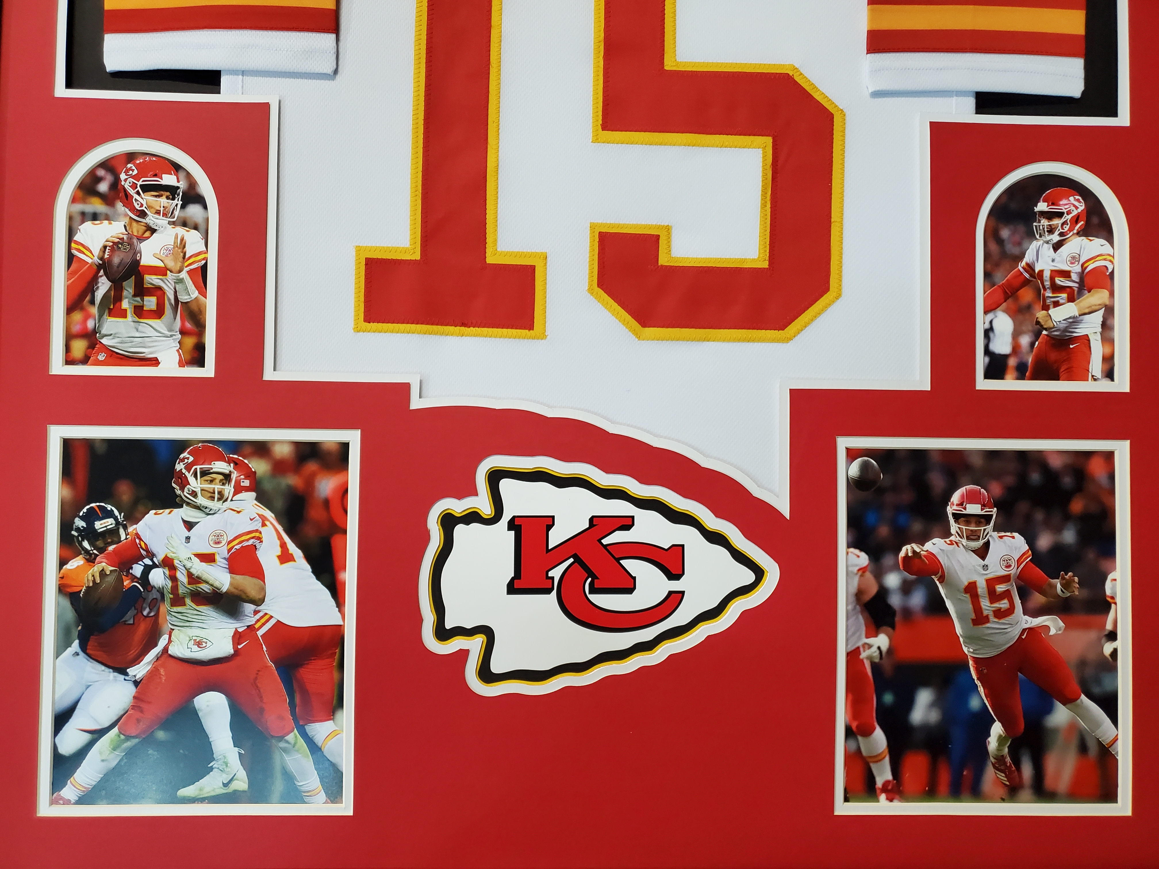 Patrick Mahomes 34x42 Custom Framed Jersey Display at PristineAuction.com Patrick Mahomes 34x42 Custom Framed Jersey Display at PristineAuction.com