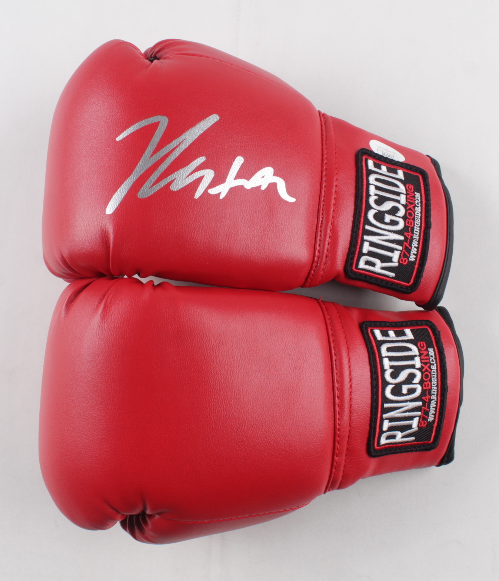 Julio Cesar Chavez Signed Everlast Boxing Gloves with Display Case (JSA COA) at PristineAuction.com Julio Cesar Chavez Signed Everlast Boxing Gloves with Display Case (JSA COA) at PristineAuction.com