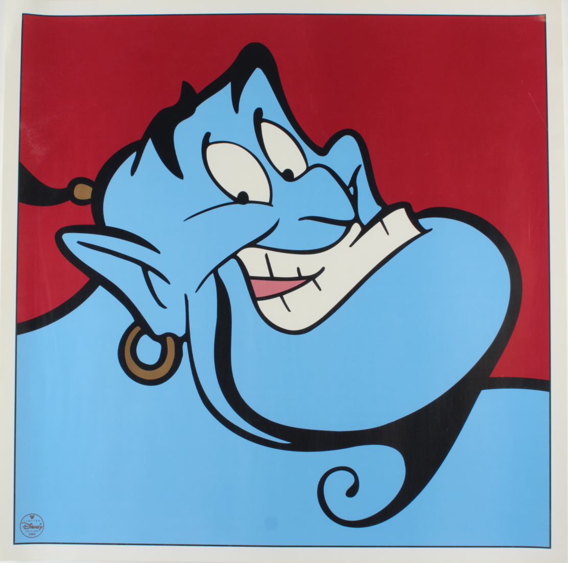 Set of (3) 1997 Disney Character LE 23x23 Lithographs with Winnie the Pooh, Tigger & The Genie with Disney Seals at PristineAuction.com Set of (3) 1997 Disney Character LE 23x23 Lithographs with Winnie the Pooh, Tigger & The Genie with Disney Seals at PristineAuction.com